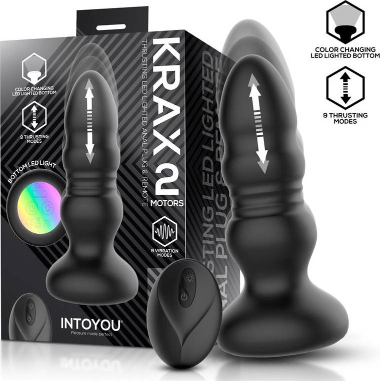 Thrusting IntoYou Krax Thrusting LED Lighted Anal Plug