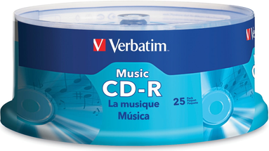 Cd r Verbatim 40x80-Minute CD-R 25 Pack