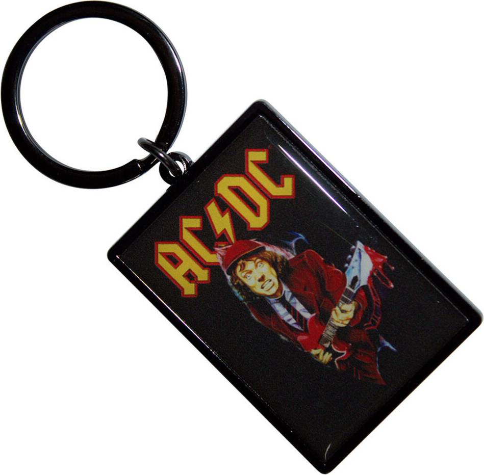 AC/DC Angus Keyring Keychain - Black