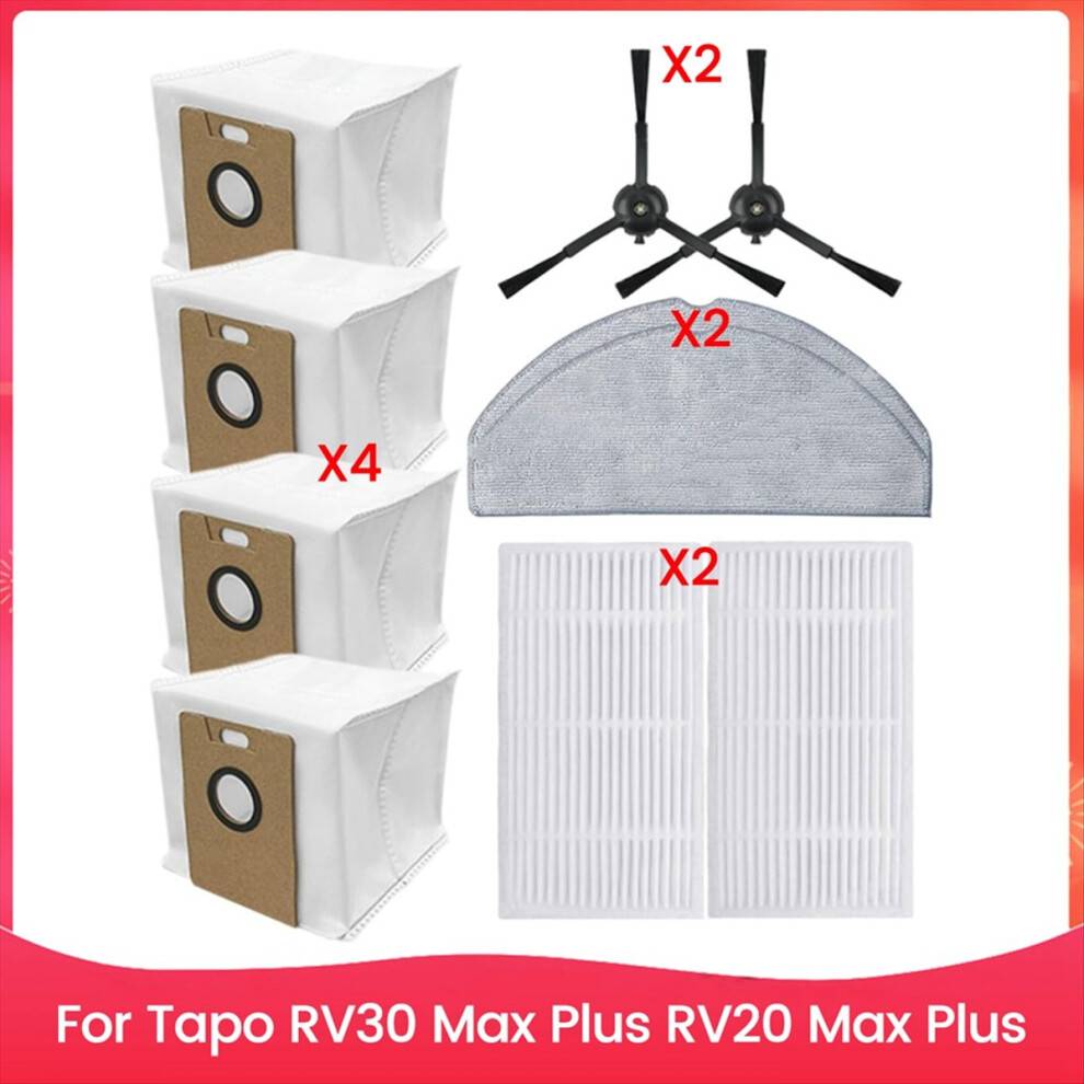 Tapo Tapo Tapo RV30 Max Plus RV20 Brosse Latérale