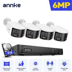 Annke 6MP Outdoor Security PoE Camera System