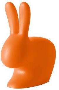 Outdoor Rabbit Dark Orange Lounge Chair