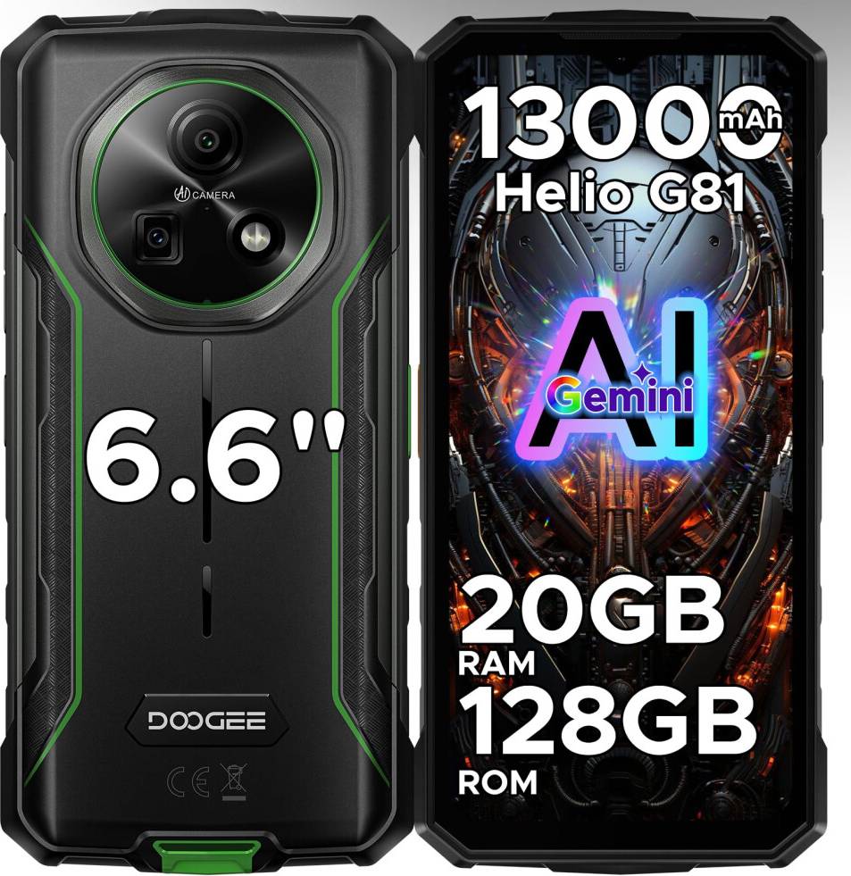 Doogee Fire 5 Pro Android 15 Rugged Smartphone