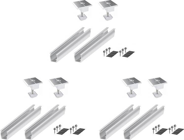 Typecat Solar Panel Mount Bracket Rails Clamp 30mm