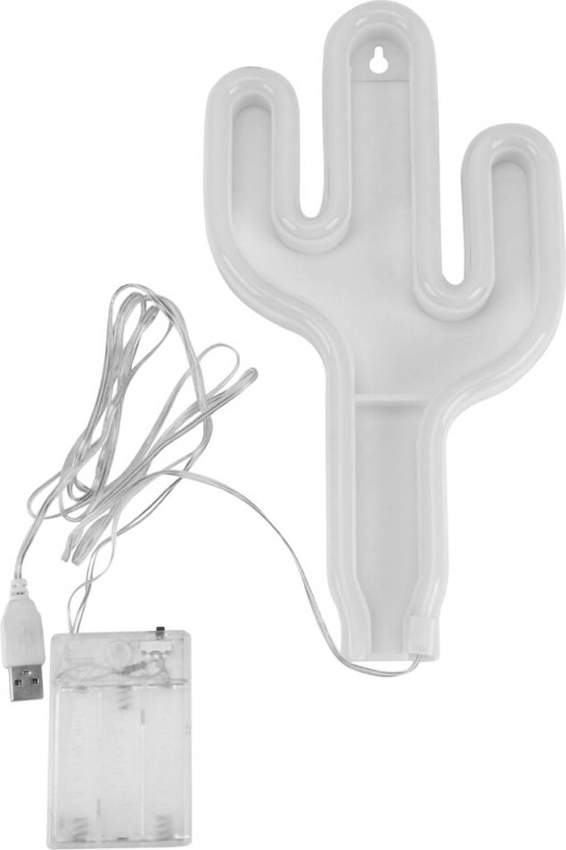 2 Pcs Cactus Shape Neon LED Night Light