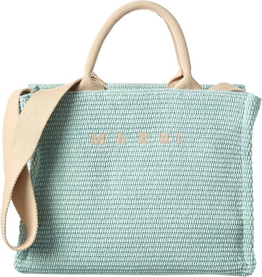 Marni Tropicalia Small Raffia Tote