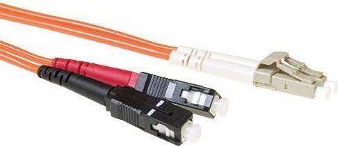 ACT 0.5 Meter LSZH Multimode Fiber Patch Cable 0.5m