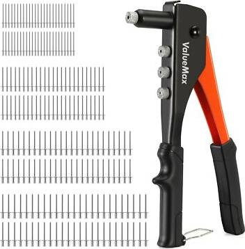ValueMax 4-in-1 Rivet Gun Set with 200 Rivets