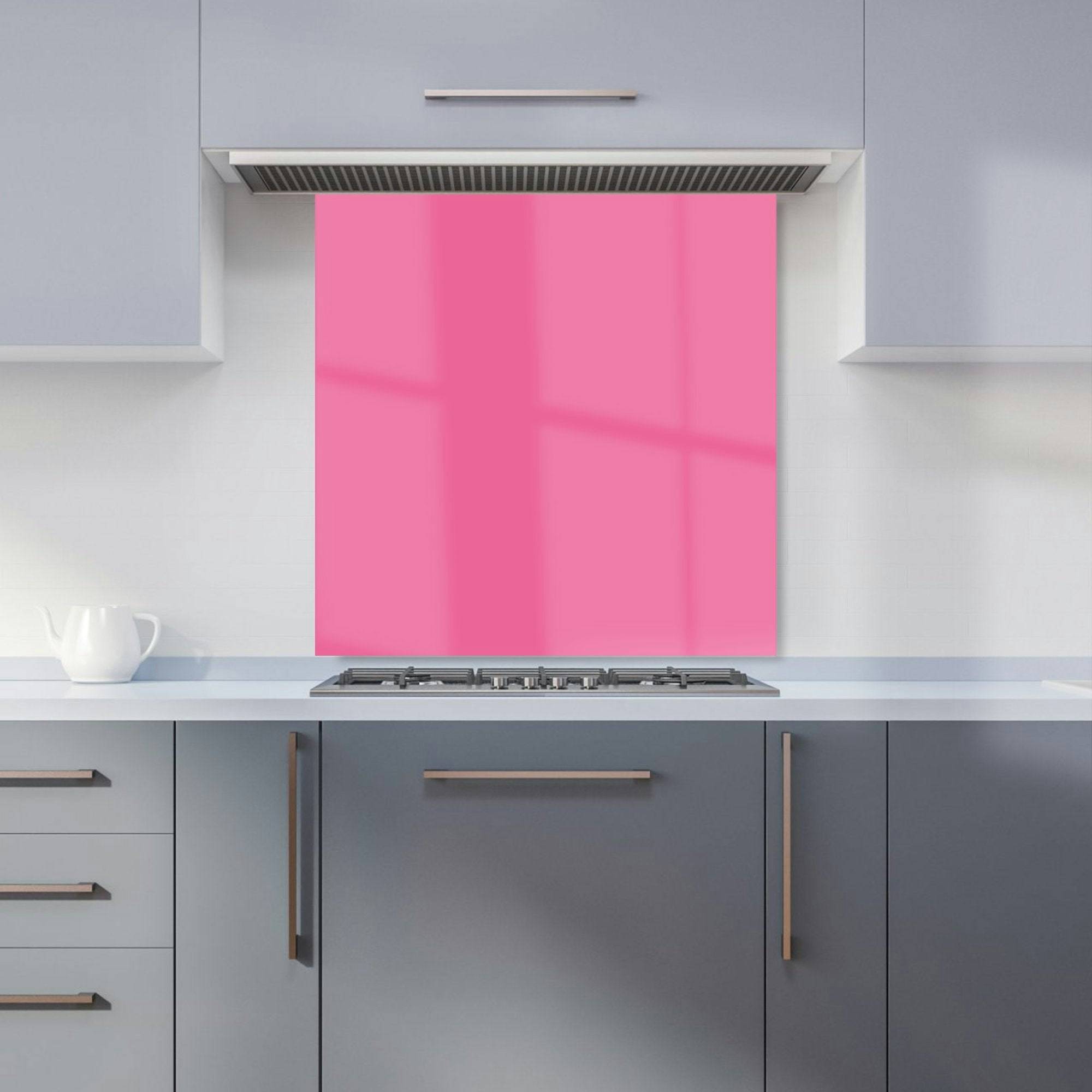 Warren Reed Designer Hot Pink Kitchen Splashback 600mm x 600mm Splash Guard