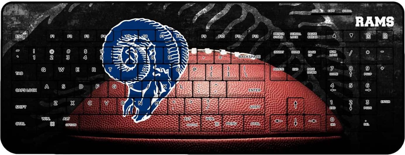Keyscaper Los Angeles Rams Legendary Wireless Keyboard