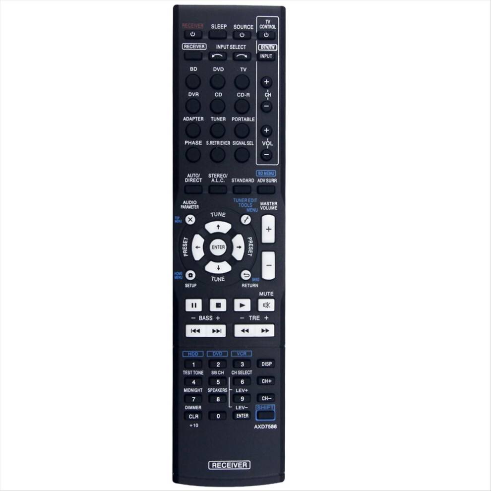 Saudism Remote Control AXD7586 for AV Receiver