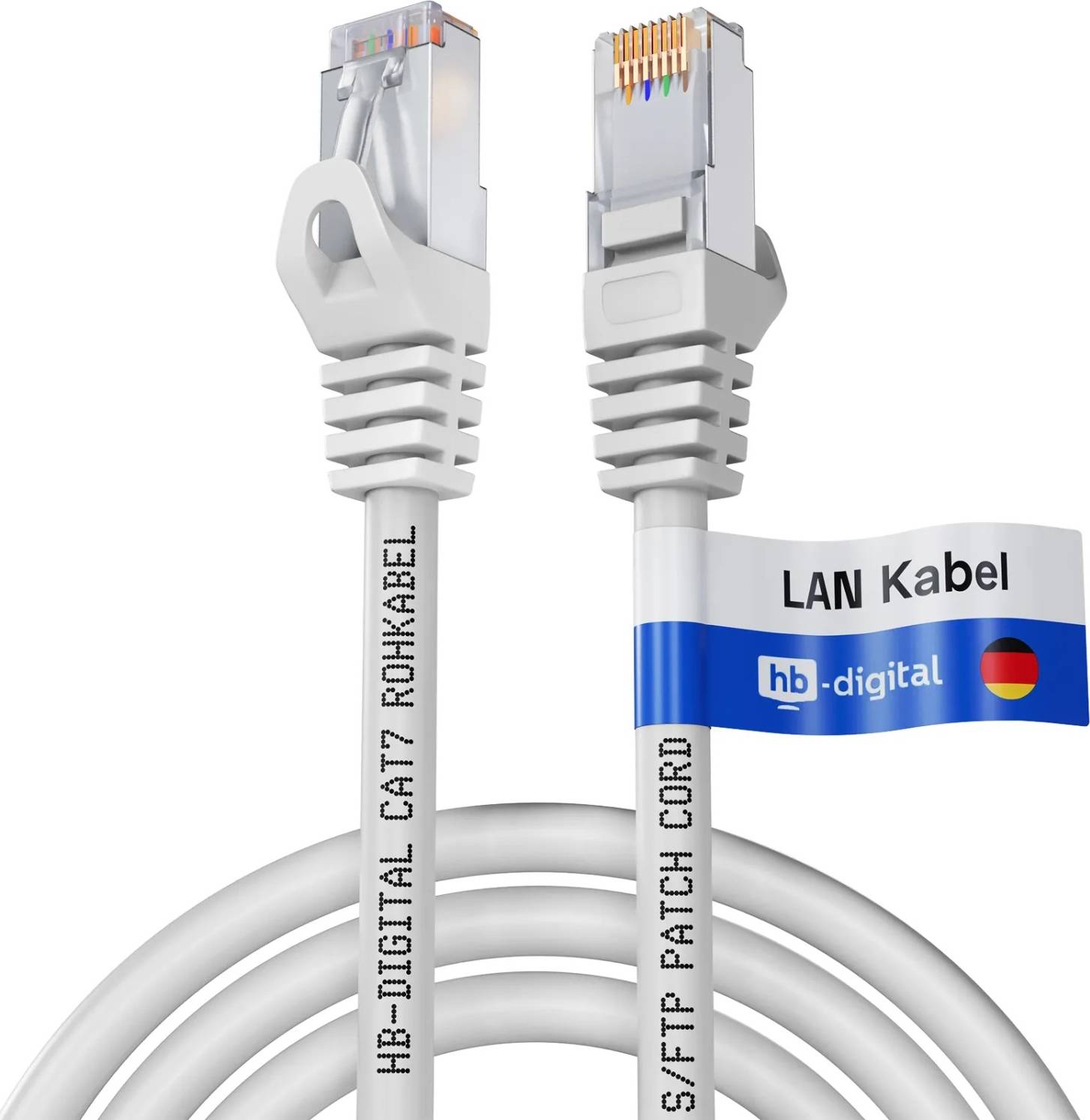 1m Patchkabel CAT 7 RJ45 SFTP PiMF LSZH AWG 26