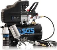 Air compressors SGS 24 Litre Direct Drive Air Compressor Spray Gun Kit