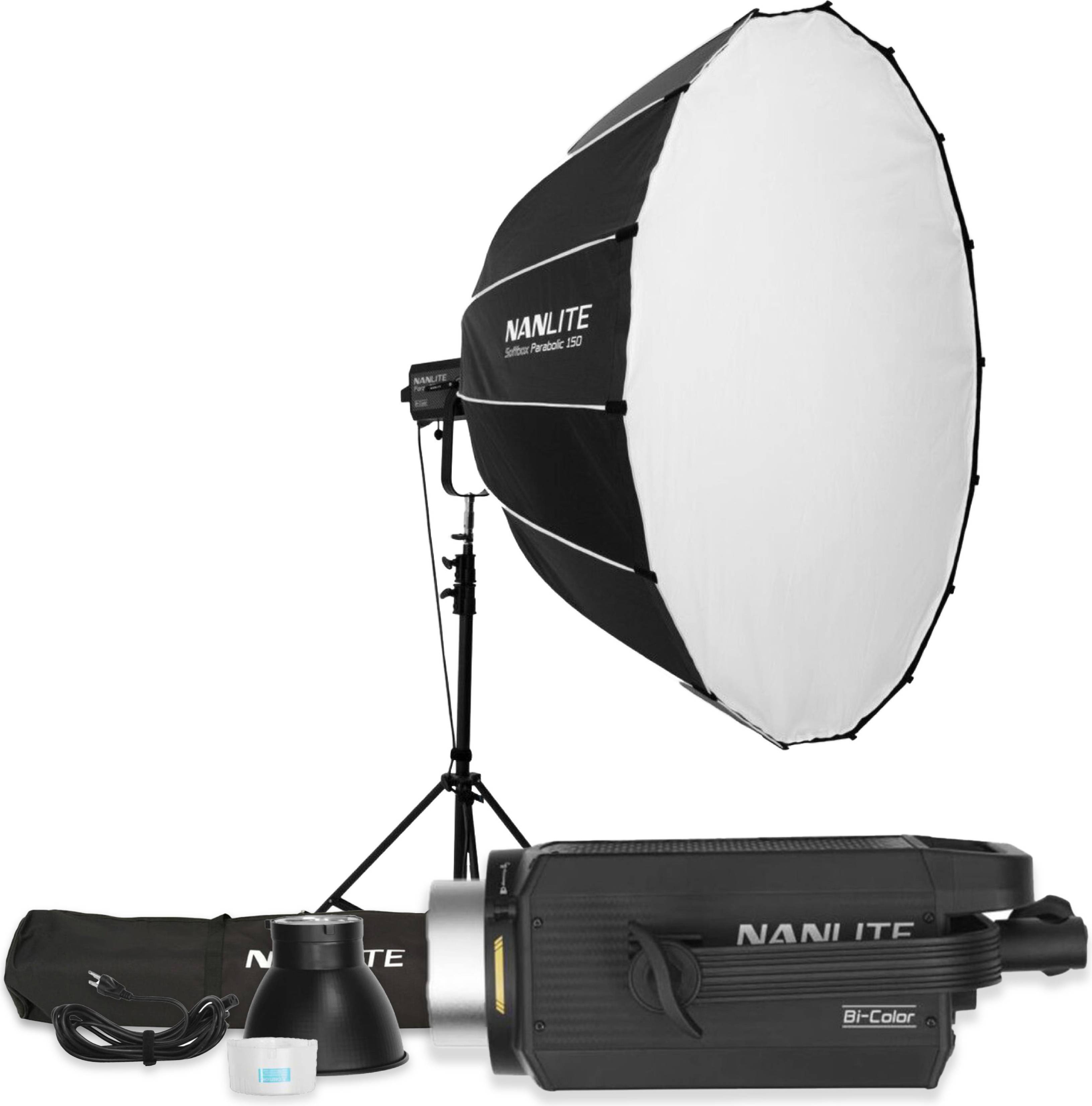 Nanlite FS-300B Bi-Color LED Monolight Bundle