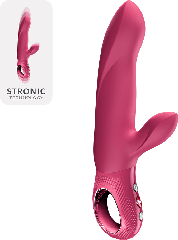 Thrusting rabbit vibrator Sex Toys Fun Factory Bi Stronic Arc Thrusting Rabbit Pulsators
