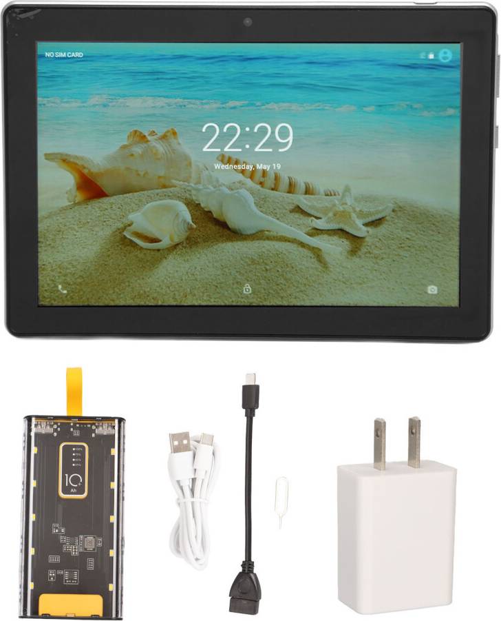 Android-Tablet med Quad-Core-Processor og Wi-Fi