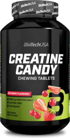 BioTechUSA Creatine Chewable Tablets 240 Count