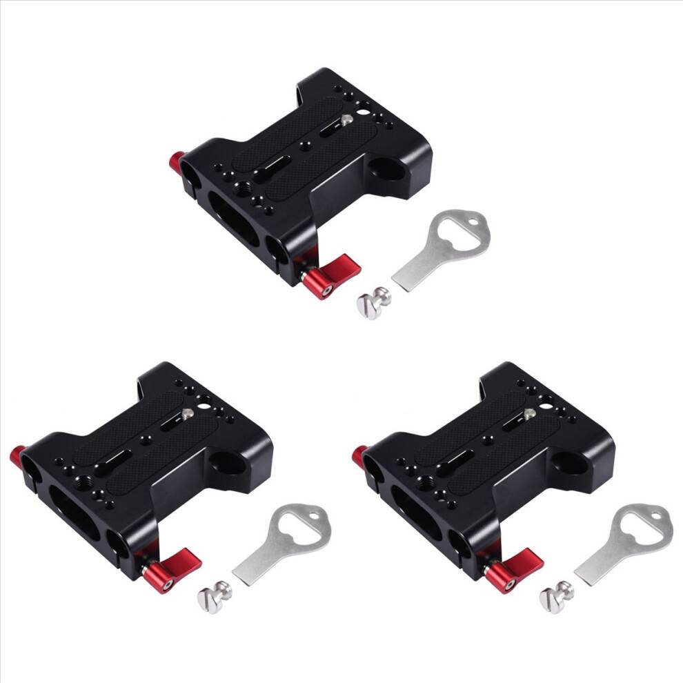 Multifunction Camera Base Plate 15mm Rod