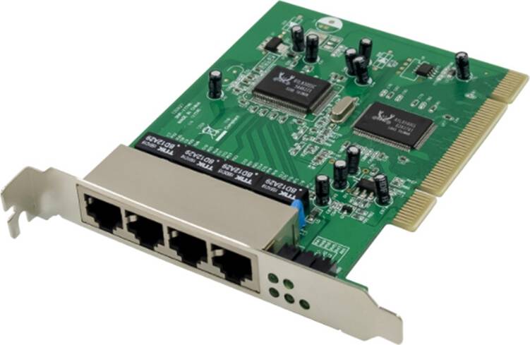 Fast Ethernet Switch 100Mbps PCIE 4 Port RJ45