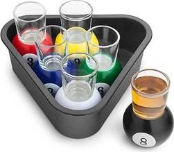 6 Pool Shots with Rack Tray 1 oz