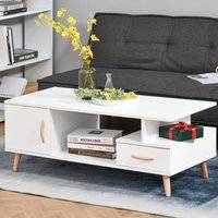 Homcom Modern Minimalism with Storage Coffee Table