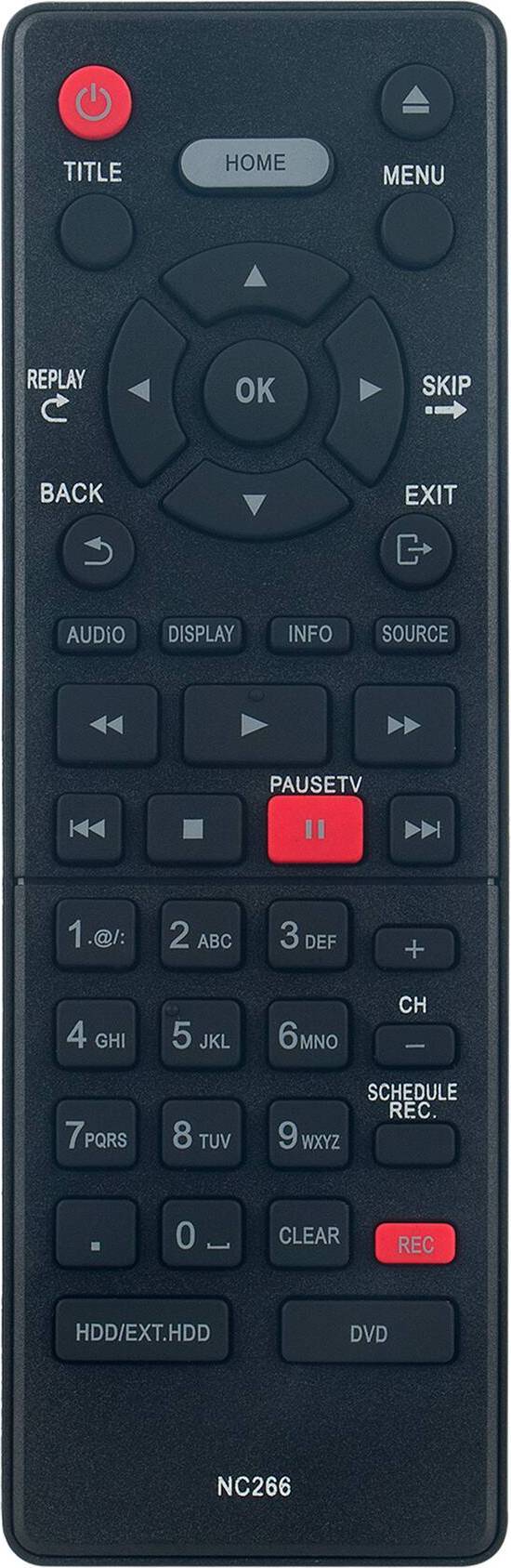 Allimity NC266 Replacement Remote Control