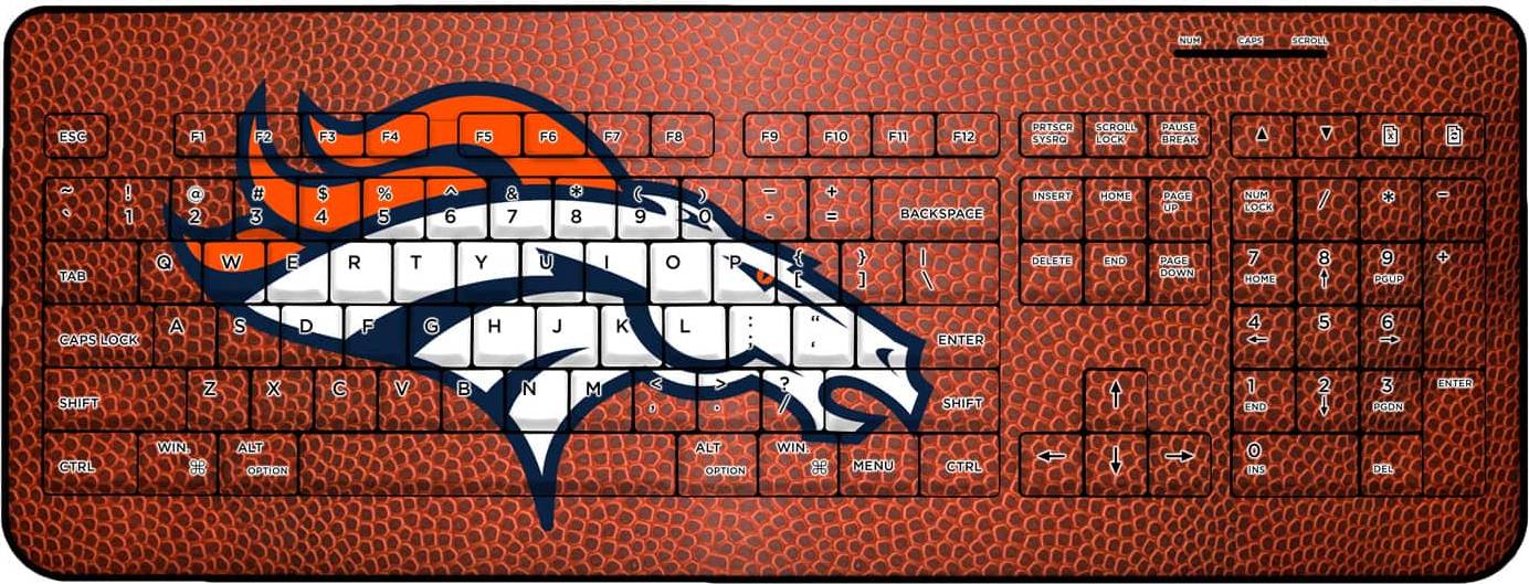 Keyscaper Football Design Wireless Keyboard Multicolor