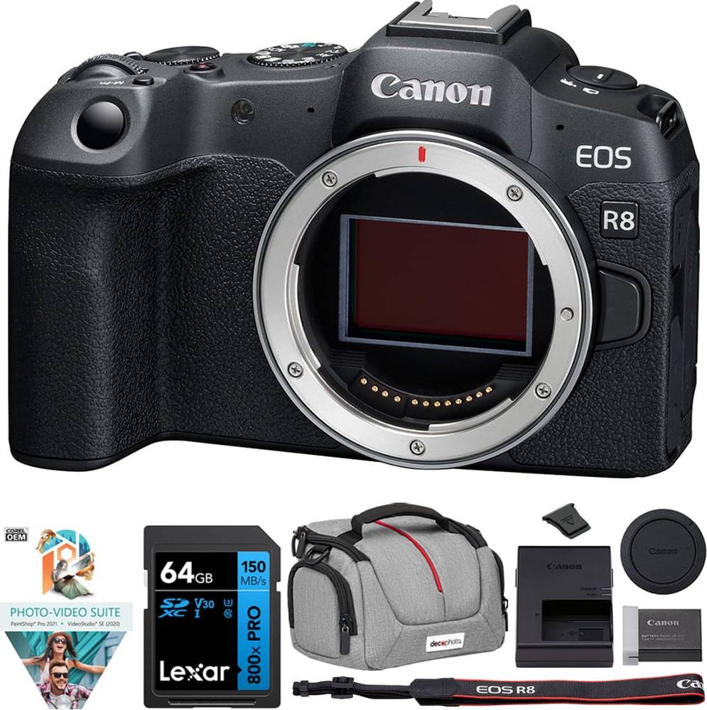 Eos r8 Canon EOS R8 Full Frame Mirrorless Camera Body