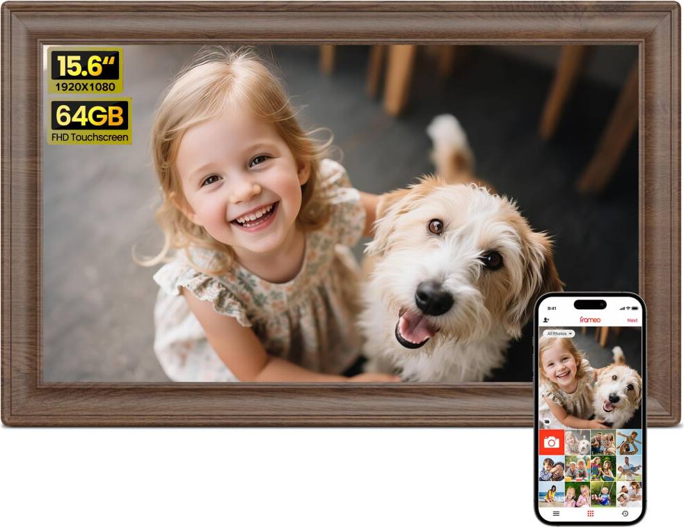 Frameo WiFi Digital Photo Frame 15.6 Inch