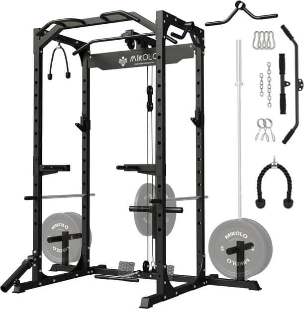 Power rack Power Rack Cage with LAT Pulldown System