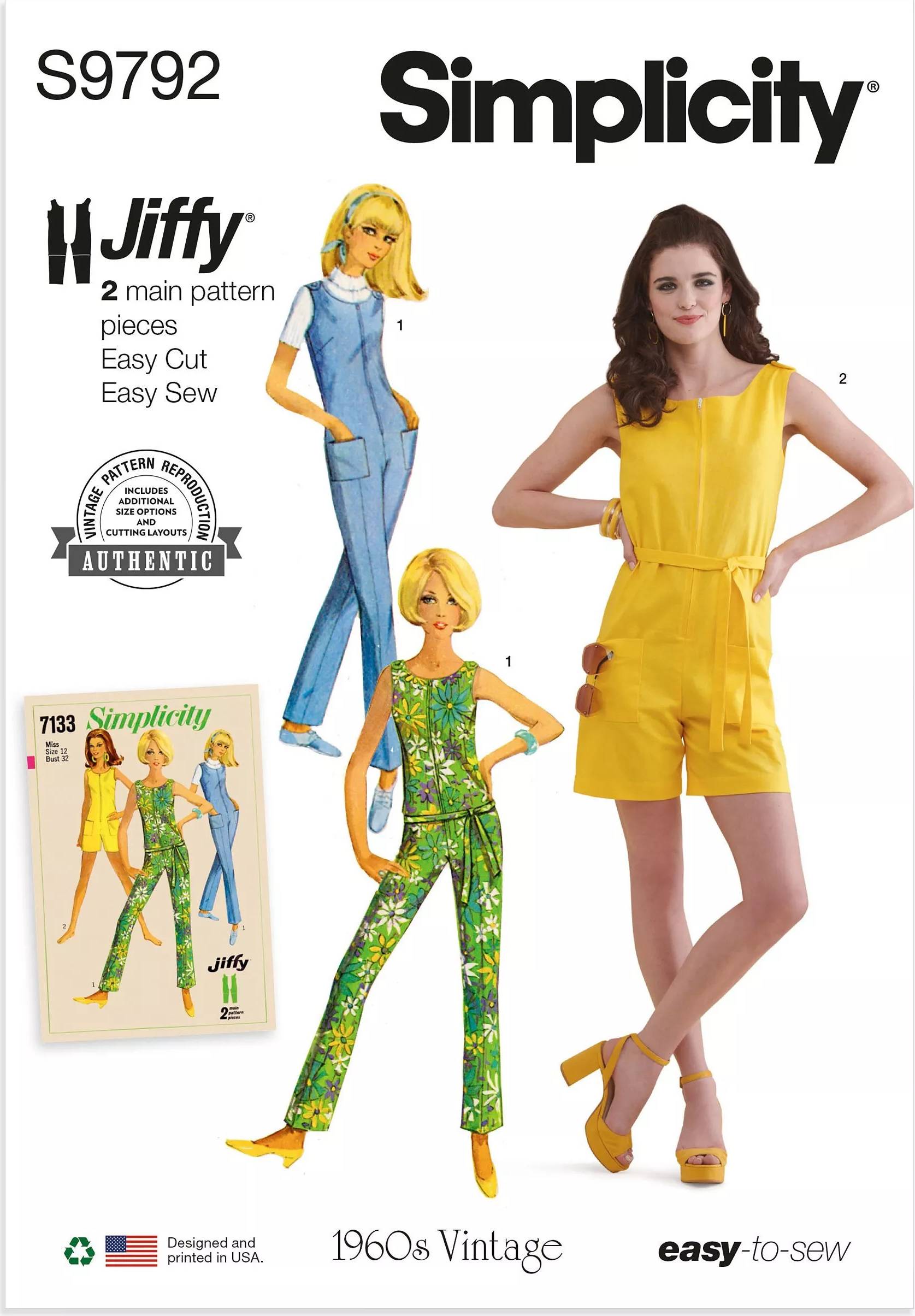 Simplicity Sewing Pattern 9792