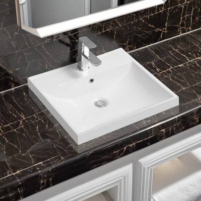 5409 Ceramic Inset Drop-in Basin