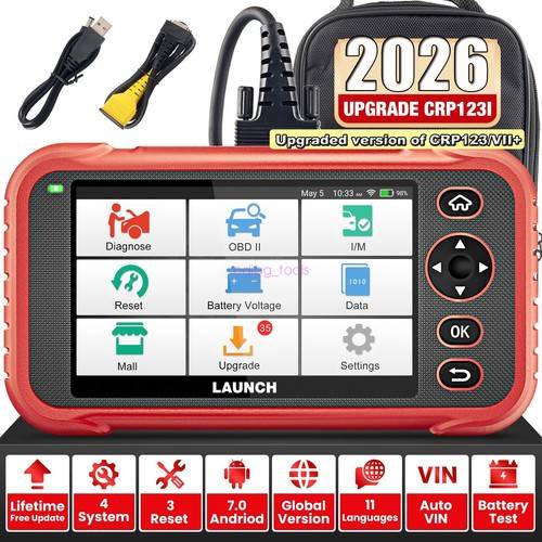 Obd reader Launch CRP123X OBD2 Scanner Engine ABS SRS Code Reader