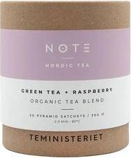 Teministeriet Note Green Tea Raspberry 20 Påsar 20st
