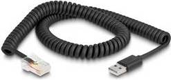 DeLock Stregkodescannerkabel RJ-50 til USB 2 m 2m