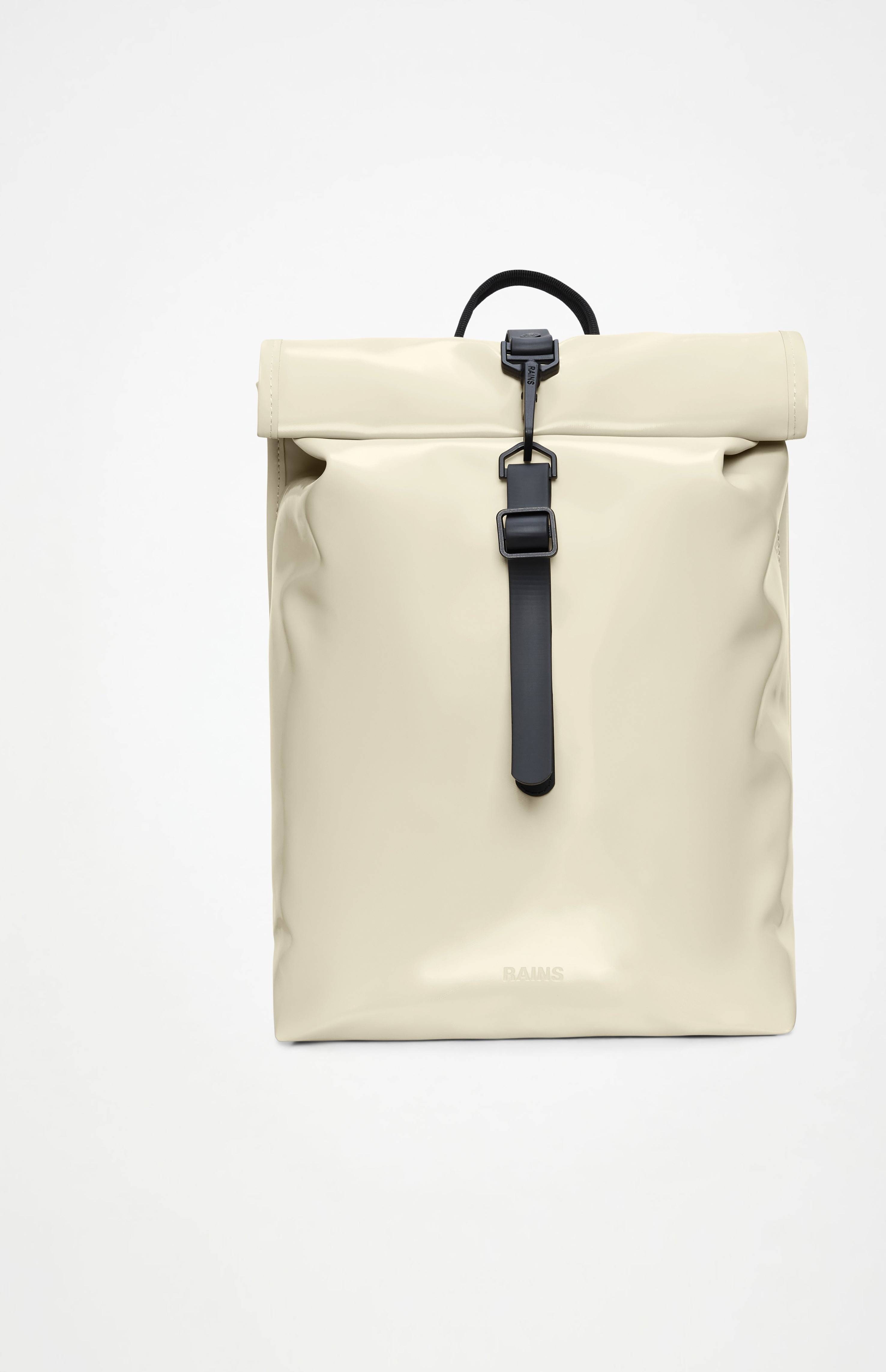Rains Rolltop Rucksack Mini Beige