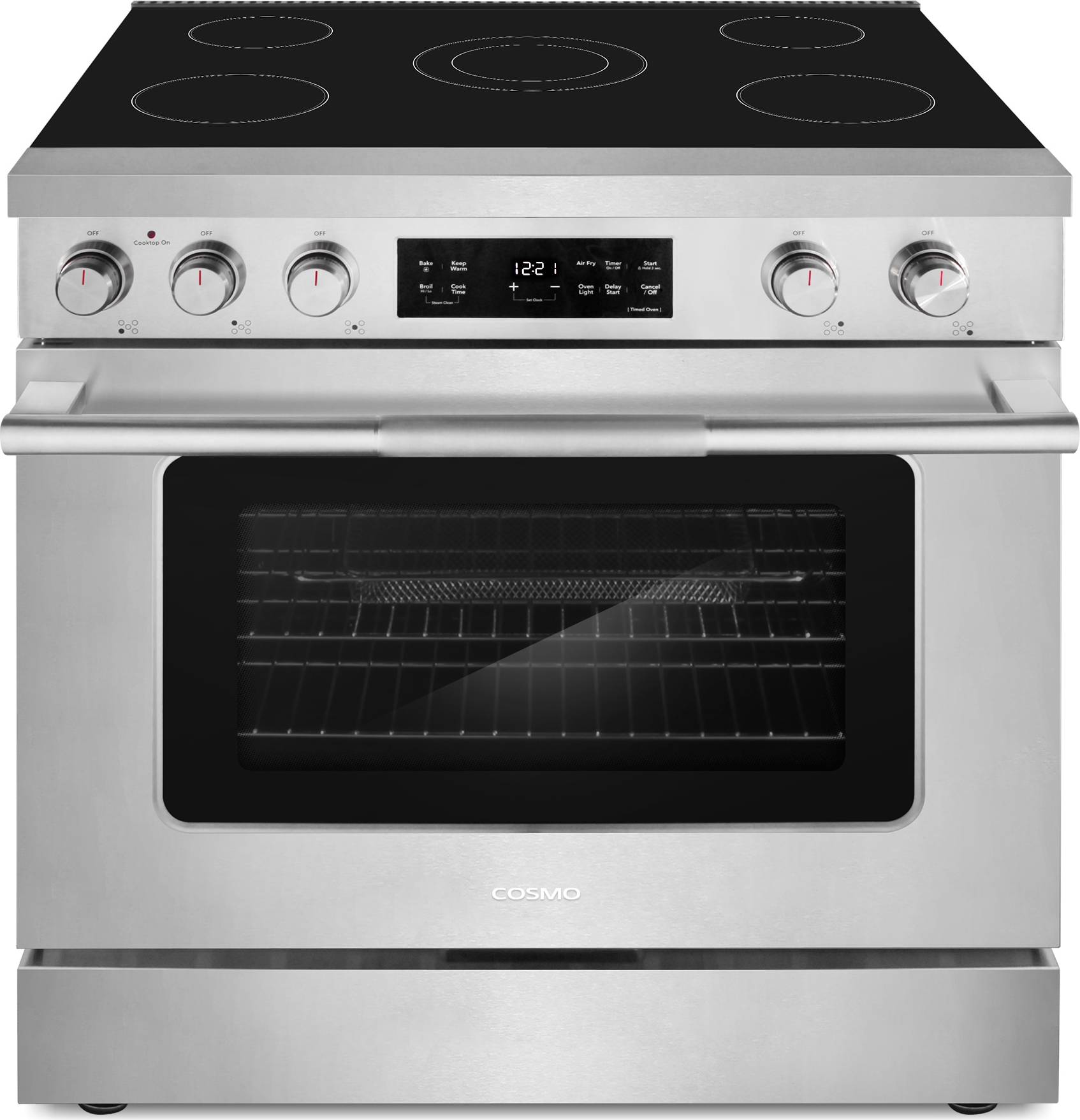 Gas range stove Cosmo 36 In Stellar Collection Gas Range