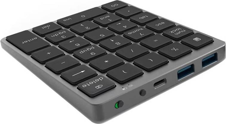 Typecat Wireless Bluetooth Numeric Keypad USB Hub