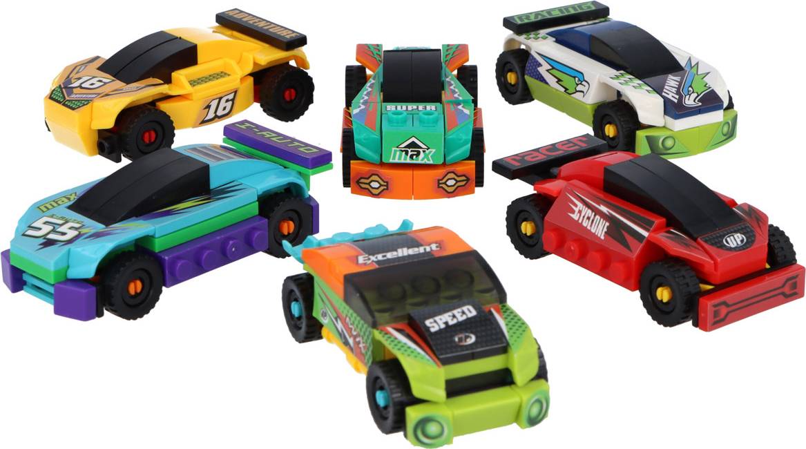 Henbrandt Build Your Own Racing Sports Car Block Kit
