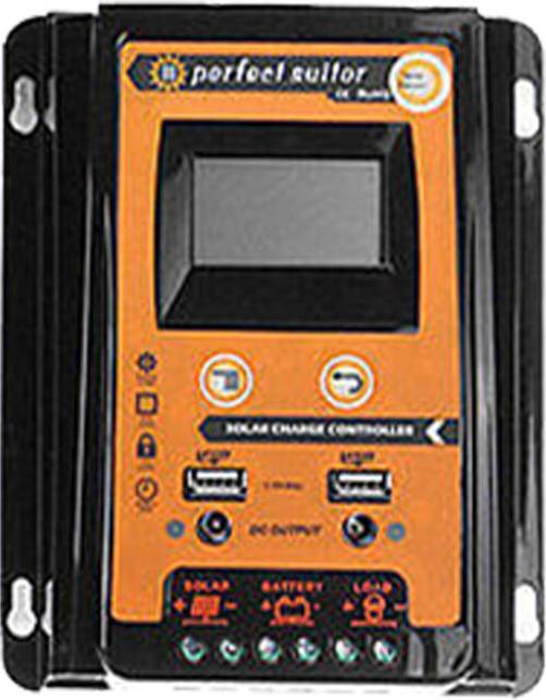 Ohphcall 2Pcs 30A Solar Charge Controller With USB And Timer