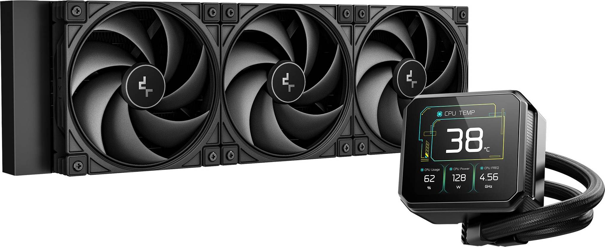 Spartacus 360 Raffreddamento Liquido LCD RGB