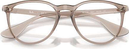 Ray ban erika brun Ray-Ban Ban RX7046 Erika 8507 Optiske Stel Injiceret Brun Transparent Rund