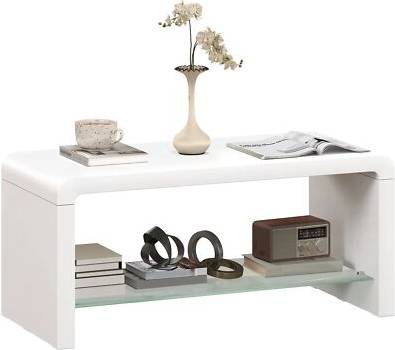 Homcom High Gloss Centre Storage Coffee Table