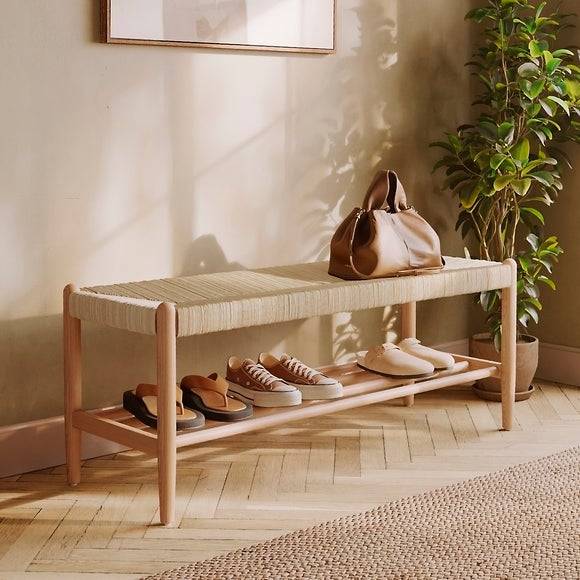 Dunelm Lara Hallway Bench Shoe Rack