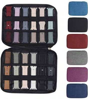 Shein Premium Polyester Watch Band Storage Box