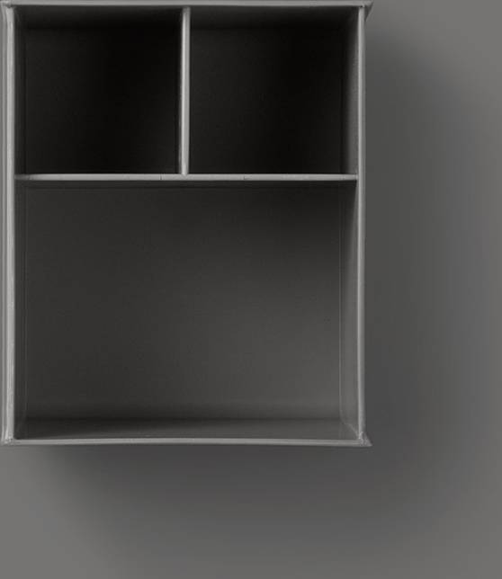 Box Square A3 Inredningsbox Slate Grey