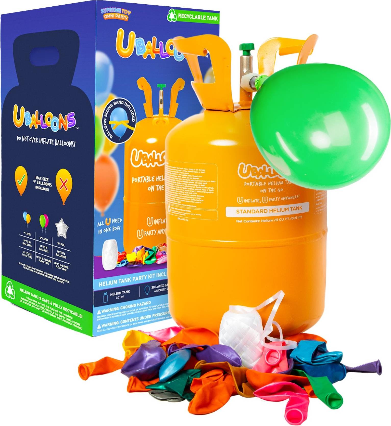 Helium ballon Standard Helium Party Kit