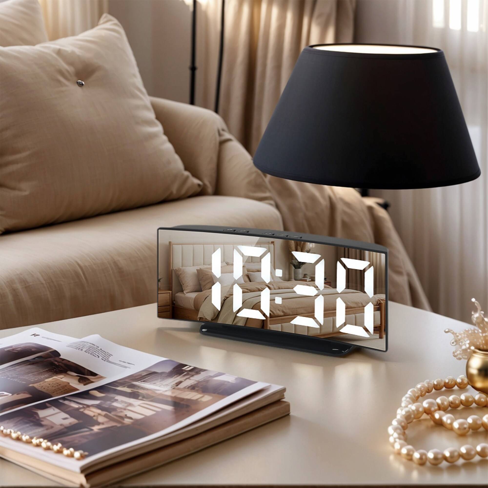 Large digital clock Unique Bargains Digital Alarm Clock Large LED Display