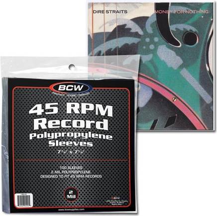 45 RPM Record Sleeves