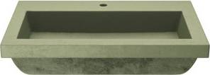 Drop in bathroom sinks Native Trails Handmade Rectangular Drop-In Bathroom Sink